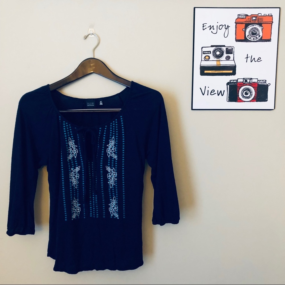 Saks Fifth Avenue Blue Blouse